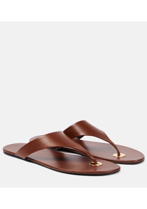 Saint Laurent Kouros leather thong sandals