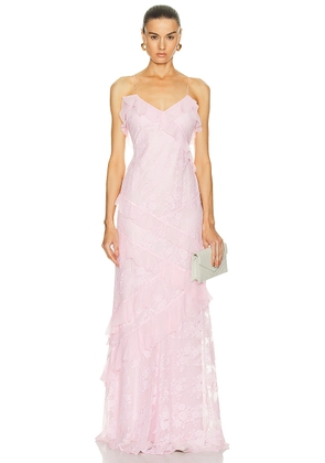 LoveShackFancy Rialto Dress in Rose Latte - Pink. Size 2 (also in 4).