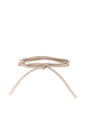 Fear of God Rope Belt in Taupe - Black. Size all.
