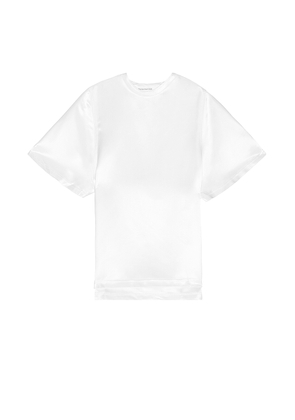 Bianca Saunders Mun Shirt in White - White. Size S (also in ).