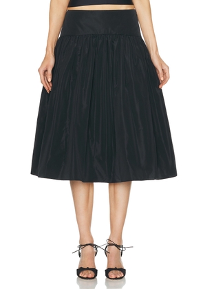 Mirror Palais Taffeta Lady Skirt in Noir - Black. Size M (also in XS).