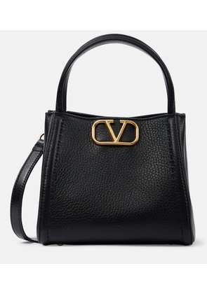 Valentino Garavani Alltime Small grained leather tote bag
