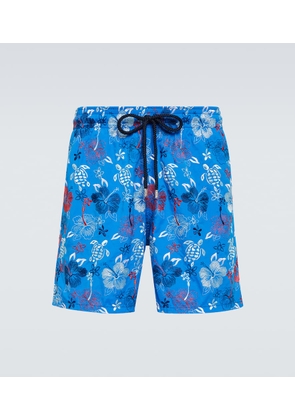 Vilebrequin Tropical Turtles embroidered swim trunks