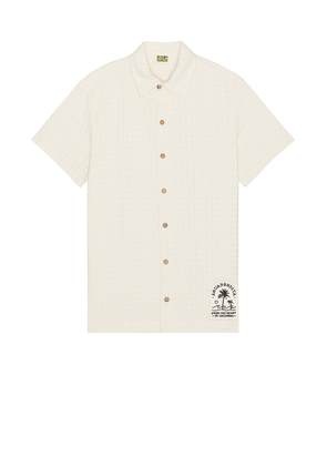 Agua Bendita Jack Cipres Shirt in Beige - Beige. Size L (also in M, S, XL).