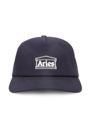Aries Temple Cap in Navy - Navy. Size all.