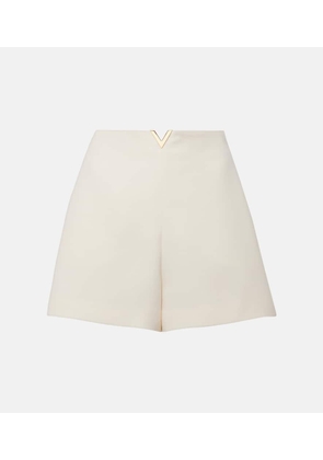 Valentino VGold Crepe Couture high-rise shorts