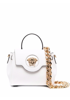 Versace small La Medusa top-handle bag - White