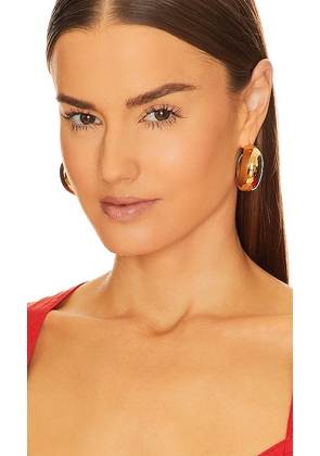 Isabel Marant Boucle D'oreill Earrings in Metallic Gold.