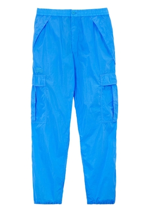 Burberry appliqué-detail cargo trousers - Blue