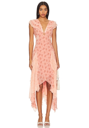 Free People Joaquin Dress in Pink. Size S.