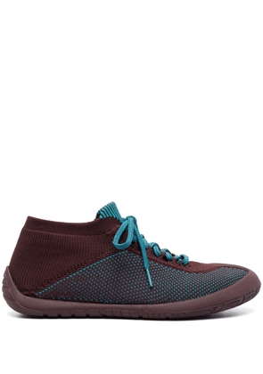 Camper Path knitted lace-up sneakers - Brown