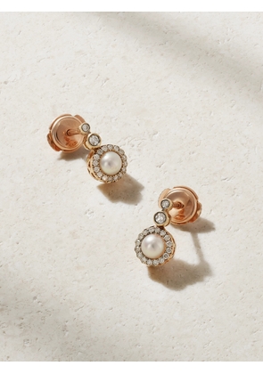 Selim Mouzannar - Beirut 18-karat Rose Gold, Diamond And Pearl Earrings - One size
