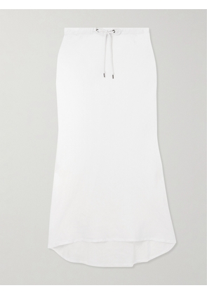 James Perse - Surfside Asymmetric Linen Skirt - White - 0,1,2,3,4