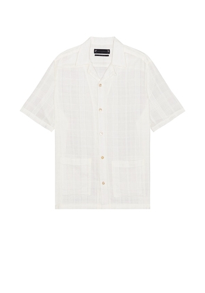 ALLSAINTS Indio Shirt in White. Size L, S, XL/1X, XXL/2X.