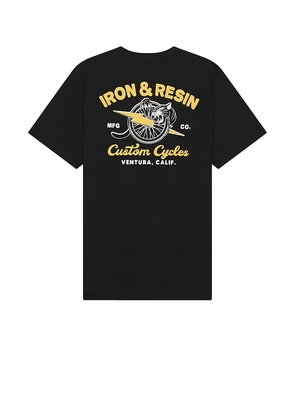 Iron & Resin Panther Tee in Black. Size M, S, XL/1X.