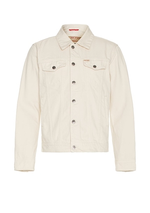Iron & Resin Rambler Jacket in White. Size M, S, XL/1X.