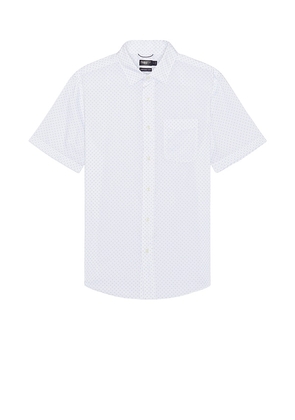 Faherty Short Sleeve Movement Shirt in White. Size M, S.