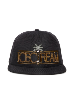 ICECREAM Breezy Snapback Hat in Black.