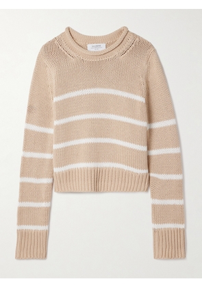 La Ligne - Mini Marina Striped Cotton Sweater - Neutrals - xx small,x small,small,medium,large,x large,xx large