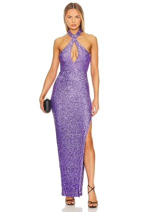 Nookie Elite Gown in Purple. Size M.