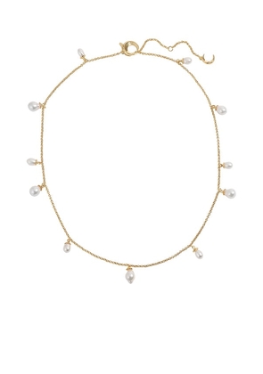 Lili Claspe Amelie Necklace in Metallic Gold.