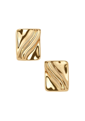 Lili Claspe Adva Clip On Earring in Metallic Gold.