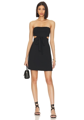 Susana Monaco Bow Front Dress in Black. Size S, XS.