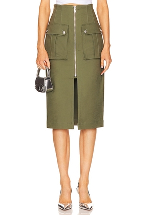 Veronica Beard Dallas Skirt in Army. Size 4, 8.
