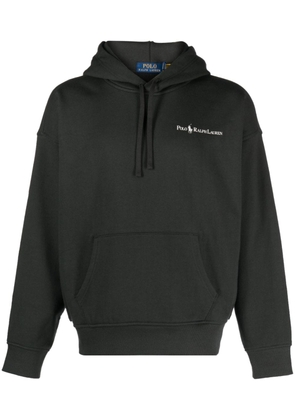 Polo Ralph Lauren logo-print cotton-blend hoodie - Black