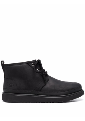 UGG shearling-lined leather ankle boots - Black