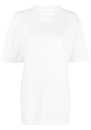 extreme cashmere cotton-cashmere T-shirt - White