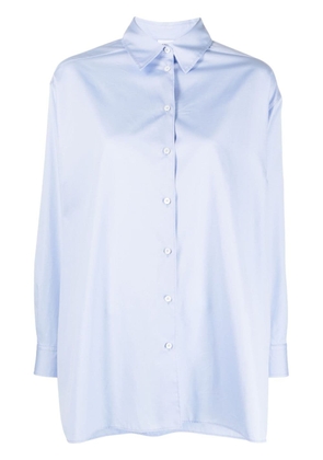 ASPESI pointed-collar oversized cotton shirt - Blue
