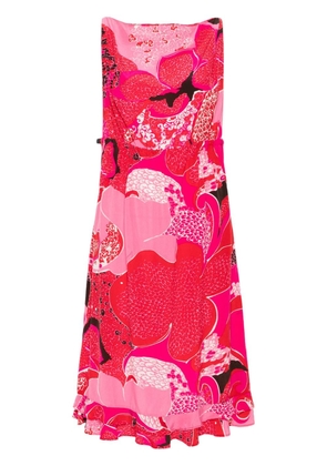 Gucci Pre-Owned Acid Flower-print sleeveless dress - Red