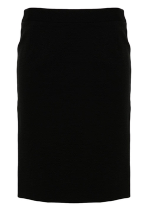 Christian Dior Pre-Owned 1990s crepe pencil skirt - Black
