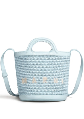 Marni mini Tropicalia bucket bag - Blue