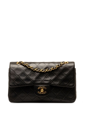 CHANEL Pre-Owned 1991-1994 Small Classic Lambskin Double Flap shoulder bag - Black