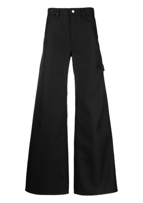 Courrèges wide-leg tailored trousers - Black