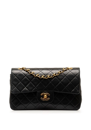 CHANEL Pre-Owned 1989-1991 Small Classic Lambskin Double Flap shoulder bag - Black