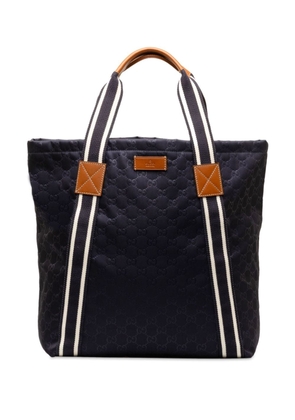 Gucci Pre-Owned 2000-2015 GG Nylon Web tote bag - Blue