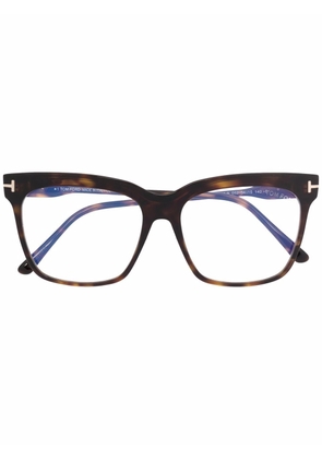 TOM FORD Eyewear wayfarer-frame glasses - Brown