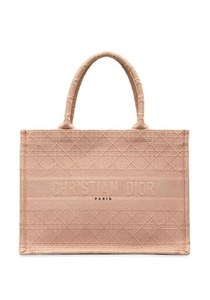 Christian Dior Pre-Owned 2020 Medium Cannage Embroidered Book tote bag - Pink