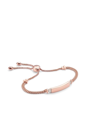 Monica Vinader 18kt rose gold vermeil Baja Deco bracelet - Pink