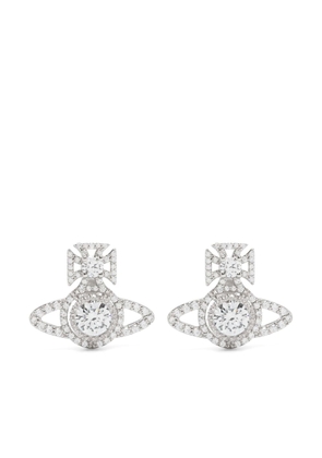 Vivienne Westwood Norabelle crystal-embellished stud earrings - Silver