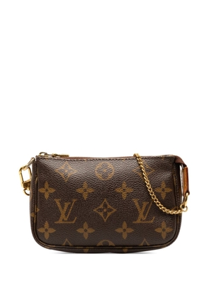 Louis Vuitton Pre-Owned 2008 Monogram Mini Pochette Accessoires shoulder bag - Brown