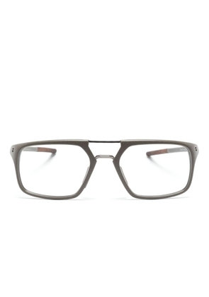 TAG Heuer rectangle-frame glasses - Grey