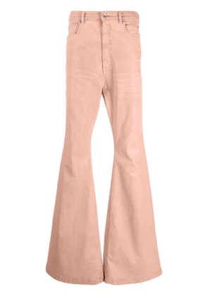 Rick Owens DRKSHDW Bolan high-rise bootcut jeans - Pink