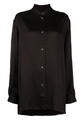 Studio Nicholson loose-fit buttoned shirt - Brown
