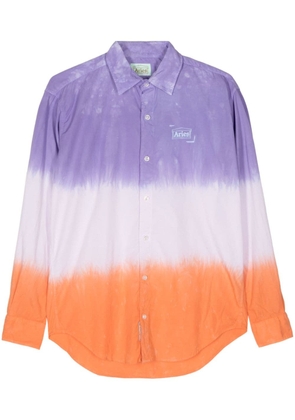 Aries Dip Dye poplin shirt - Purple