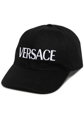Versace Greca logo-embroidered baseball cap - Black