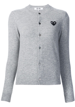 Comme Des Garçons Play heart logo cardigan - Grey